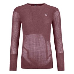 Ortovox Merino Thermovent Long Sleeve Top Women's in Mountain Rose